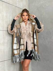 Women Overcoats - Màu be - Xem 7