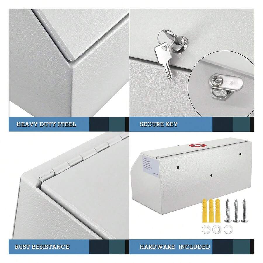 Medicine Lock Box For Safe Medication Storage Lockable Medicine