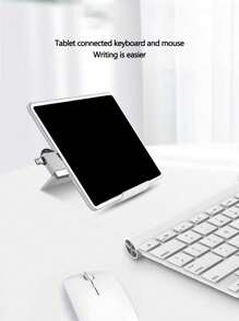 1pc Type-C/Android Dual-Use Usb Conversion Adapter, Suitable For Devices Such As U Disk, Cooler, Card Reader, Phone, Computer, Mouse, Otg Conversion Adapter - Silver - View 5