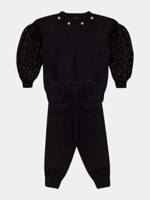 Baby Girls Sets - 黑色 - 查看 1