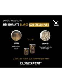 Kit Decolorante Blanco + Revelador Sobr Base Oscura Xiomara - Albaricoque - Ver 2
