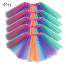 1pc/3pcs/5pcs Neon 80s Tutu Skirt, 3-Layers, For Princess Dress Up, Party, Performance, Christmas, Festival, Mardi Gras, Ballet Performance, Party Gift - Mesh Tutu Skirt - View 48