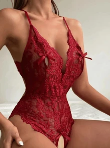 Women Sexy Bodysuits - Rojo - Ver 2