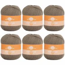 6入組羊絨感線(60%羊絨,20%丙烯酸纖維,20%粘膠纖維),適用於diy編織羊絨毛衣、長褲、手套、帽子和手工藝品 - 多色 - 查看 13