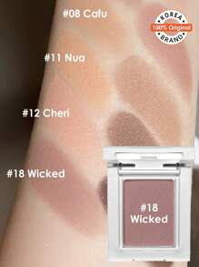 HOLIKA HOLIKA 我最爱的眼影盘，#18 Wicked，哑光自然眼影粉，显色度高，易于晕染，持久不脱妆，24小时持妆，韩妆，Eyeglitz，K-Beauty，0.06盎司（1.8克），韩国化妆品，礼品 - 18 Wicked - 查看 3