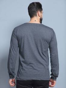 Men T-Shirts - 深灰色 - 查看 4