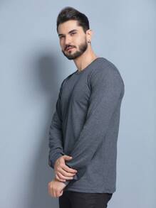 Men T-Shirts - 深灰色 - 查看 3