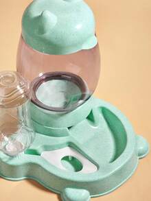 1 cái Máy cho thú cưng ăn và uống tự động, Máy cho thức ăn và nước uống chống tràn 2 trong 1 dành cho thú cưng - Nhiều màu - Xem 8