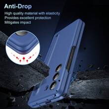 Samsung Galaxy Z Fold 6/5/4/3 Compatible Case With Stylus, Swivel Hinge, Stand Function, And Full Body Protection, Comes With Gift Box