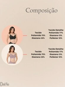 Plus Size Bras & Bralettes - 乾枯玫瑰色 - 查看 4