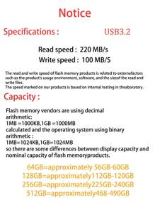 KINGSTON 金士頓64gb/128gb/256gb Usb3.2 Gen 1 U盤dtse9g3大容量金屬u盤讀取速度高達220mb/s - 香檳色 - 查看 2