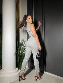 Women Sweater Co-Ords - Xám - Xem 2