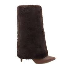 Women Over-The-Knee Boots - 鏽棕色 - 查看 8