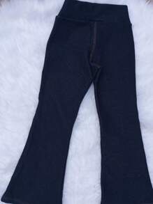 Young Girls Pants - 藍色 - 查看 4