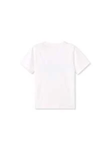 Annil 青少年/男童夏季休闲圆领短袖T恤 - 白色 - 查看 3