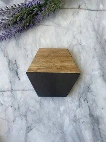 1 件定制雕刻大理石木杯垫、家居桌面装饰、个性化生日礼物、私人定制节日结婚礼物水瓶 - 黑色 - 查看 8