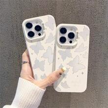 1 Vỏ Điện Thoại Họa Tiết Bướm Chống Trượt Mờ Tương Thích Với IPhone 7/8/11/12/13/14/15/X/Xr/Xs/Plus/Pro/Pro Max/Se2 - đen[0] - Xem 8