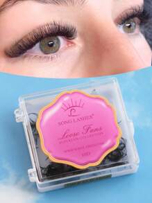 SONG LASHES SONG LASHES6D 8D 10D Abanicos sueltos Abanicos prefabricados Base puntiaguda Raíz delgada y afilada,pestañas pestans extensiones de pestañas