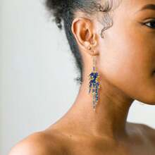 300 颗 2x6 毫米多色混合长管种子珠闪亮玻璃珠适用于制作手链首饰 DIY 针线活手工配件 - 彩色 - 查看 5