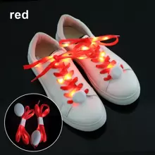 Led Light Up White Shoelace, Blinking Shoelace For Night Parties, Music Concerts, Dance Parties, Graduation Ceremonies Running, Skating, Cycling, Ktvs, Cool Light Fluorescent Mixed Color Performance Shoelace - Multicolor - View 15