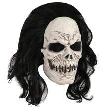 Halloween Costume Scary Latex Mask - White - View 5