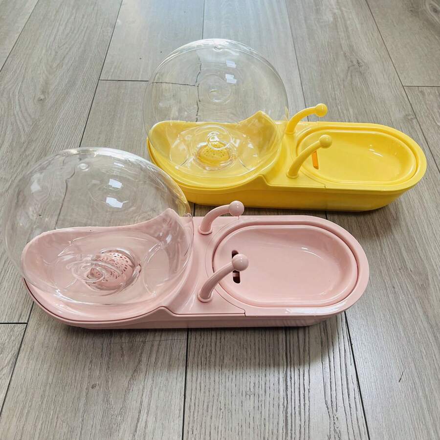 1pc Snail-Shaped Pet Water Dispenser, Cat And Dog Drinking Bowl, Electric Automatic Circulation Flow, Not Wetting Mouth, Suitable For Small And Medium-Sized Cats And Dogs - Multicolor - View 1
