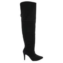 Women Over-The-Knee Boots - Black - View 2