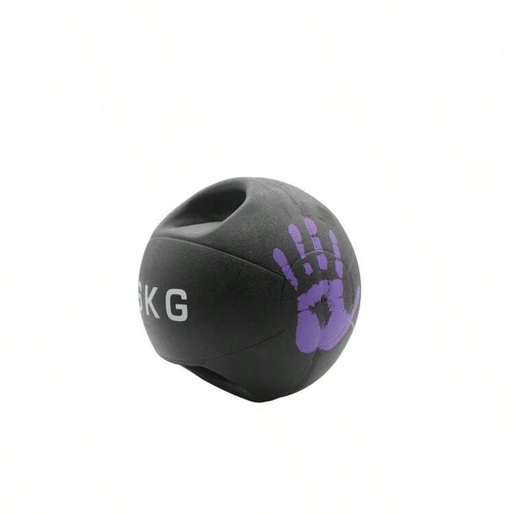 Pelota Balon Crossfit Medicinal Crossfit Con Agarres 6kg - Negro - Añade 5