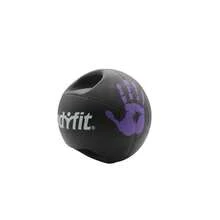 Pelota Balon Crossfit Medicinal Crossfit Con Agarres 6kg - Negro - Ver 1