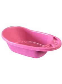 Children's Bathtub 30L Ergonomic Child And Baby Bath Portable Sturdy Bathtubs - Màu Hồng Tươi - Xem 2