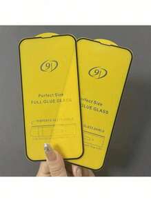 2 MICAS DE CRISTAL VIDRIO TEMPLADO COMPLETA 9D PARA SAMSUNG - transparente - Ver 2