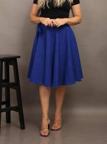 Women Skirts - Màu xanh lam - Xem 1