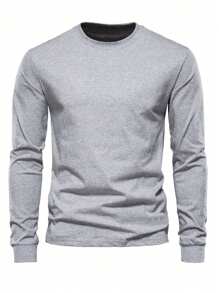 Men T-Shirts - 灰色 - 查看 2