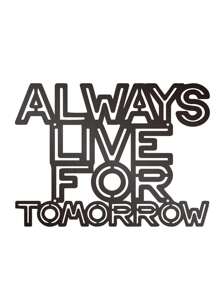 1pc Black Metal Wall Decoration For Home - Black - View 4