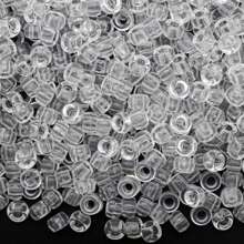 100-200 cái Ngựa con Hạt Vòng tay 9MM Cầu vồng Nhiều màu Nhựa Thùng Ngựa con Hạt Đối với Làm đồ trang sức , Tóc Hạt Đối với Bím tóc Dành cho Cô gái , Móc chìa khóa , Vòng Cổ Làm - hạt ngựa - Xem 34