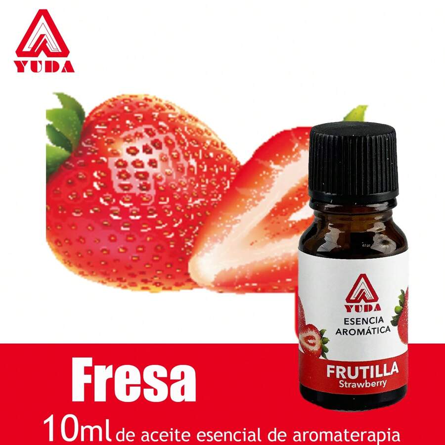 YUDA 1pc 10ml Aceite Esencial De Aromaterapia Aceite Esencial De Planta Para Humidificador Difusor Aceite De Fragancia De Aroma De Flor De Fruta, Para Desodorización De Sala De Estar Y Baño