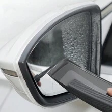 汽車清洗柔軟矽膠水刮板集成清潔刮刀，新款式，無噪音，無刮痕，理想選擇，適用於汽車清潔 - 黑色 - 查看 5