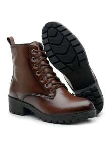 Women Ankle Boots & Booties - 鏽棕色 - 查看 2