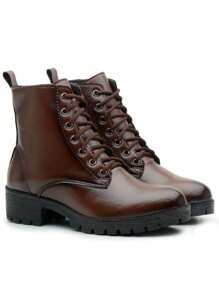 Women Ankle Boots & Booties - 鏽棕色 - 查看 5