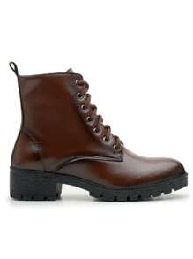 Women Ankle Boots & Booties - 鏽棕色 - 查看 4