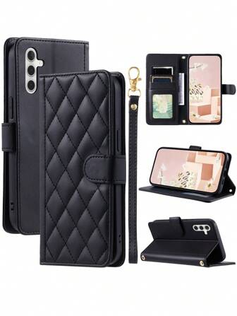 AWQUER 适用于 Galaxy 的钱包翻盖手机壳，适用于 IP 17 Air 16E 16 15 14 13 12 Mini 11 Pro X XS Max XR 8 7 6 Plus SE 2020 2022 带信用卡插槽支架，PU 皮革手机壳兼容 Pixel 9A 9 8 7 Pro XL 8A 7A 6A，适用于 OPPO A3 A3X A98 A38 A79 A78 A58 A18 A60 4G 5G，适用于 Xperia 10 5 的手机壳