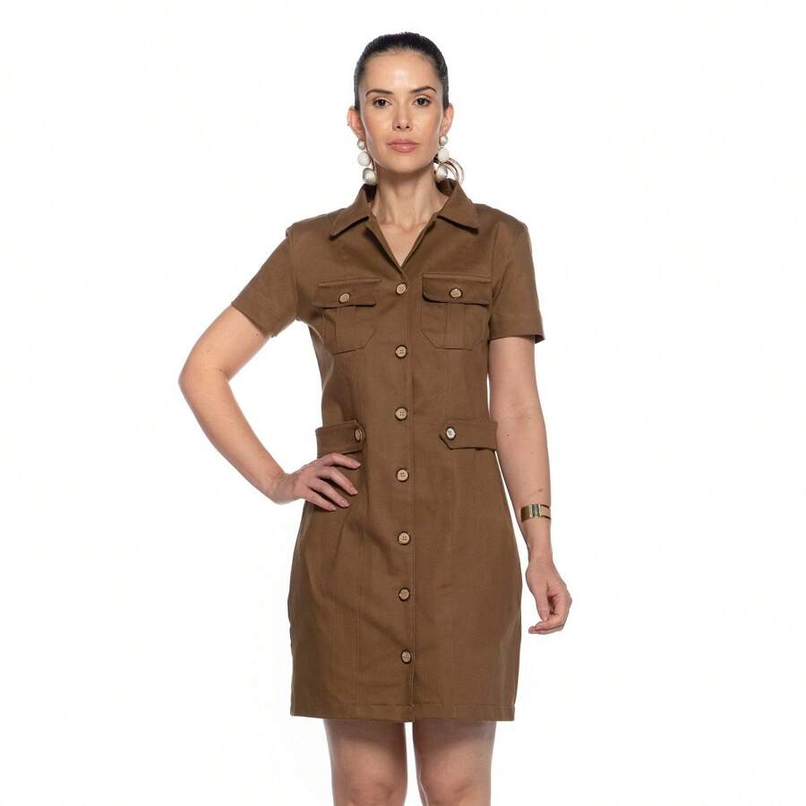 Women Dresses - Rỉ Nâu - Xem 1