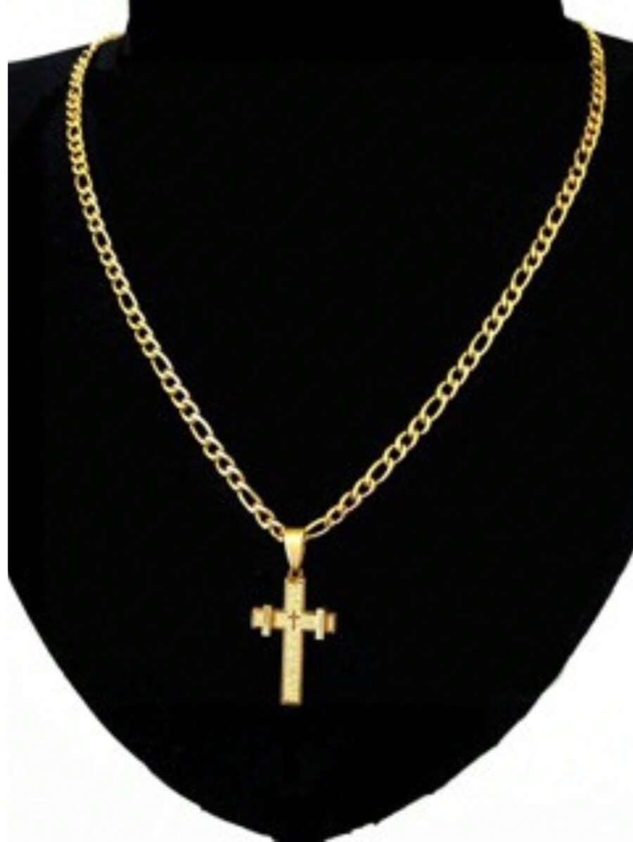 Men's Pendant Necklaces - 金色 - 查看 1