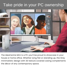 Lenovo IdeaCentre Newest Mini Desktop, 13th Gen Intel I5-13500H, Up To 32GB RAM, Up To 1TB PCIe M.2 SSD, RJ-45, Wi-Fi 6, Bluetooth, Windows 11 Home, Grey - 美規B型插(110-127V) - 查看 4