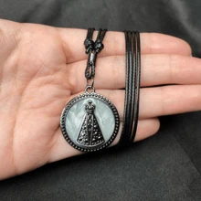 Men's Chain Necklaces - Black - View 1