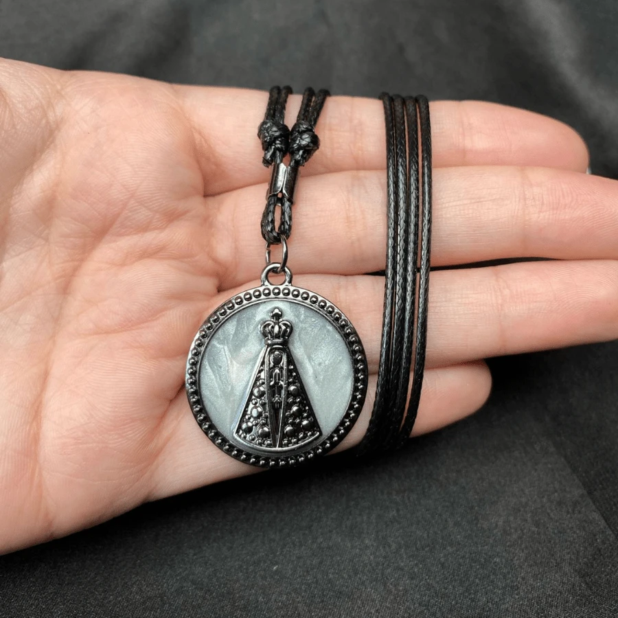 Men's Chain Necklaces - Black - View 1