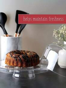 1入組12英寸婚禮蛋糕架，6合1多功能盤子和蛋糕盤，可用作婚禮蛋糕架、沙拉碗、盤子、冷飲碗、甜點碟、玉米片和莎莎醬碟。 - 無色 - 查看 2