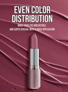 Misslyn Rossetto cremoso, rossetto idratante non appiccicoso, rossetto satinato idratante, rossetto nude ad alta lucentezza e intensità, adatto per il trucco Y2K, feste, spiaggia, viaggi, vacanze, campeggio, all'aperto, regalo, rosa, ragazza alla moda, cosmetici per il Capodanno cinese, per ruoli, migliore per viaggi e vacanze, colorato, campus, scuola, fascino, San Valentino, vegano, senza crudeltà, Ognissanti, zucca, dolcetto o scherzetto, 31 ottobre, fantasma