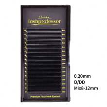 Mix 8-20mm Classic Individual Eyelashes Extension 16 Rows ,Lightweight Black Soft Natural Cashmere Individual Volume Eyelasheslash Clusters,Eyelash Clusters,Individual Eyelashes,Lashes,Fake Lashes - D - View 17