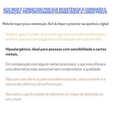 Men's Chain Necklaces - Black - View 4